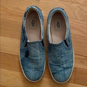 UGG Denim Slip On Sneaker, Size 7.5